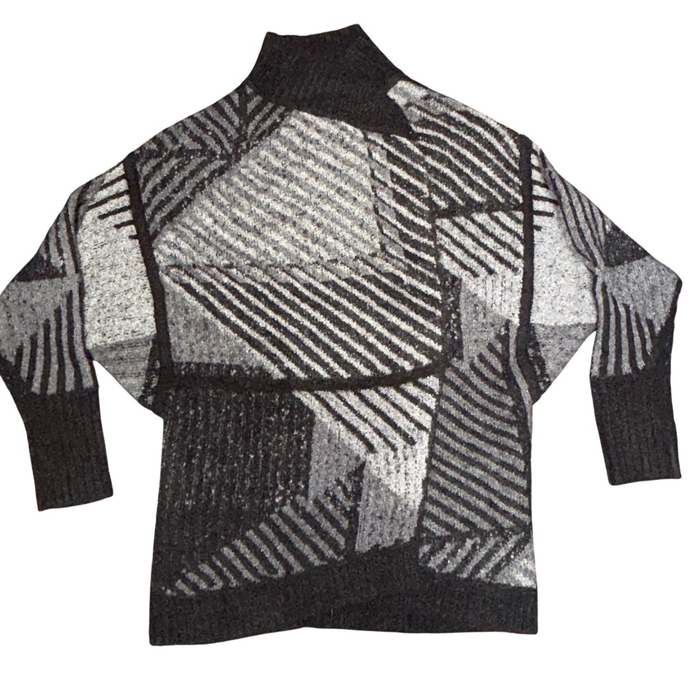 Womens Prana Geometric Mock Neck Sweater  Size: XS/S